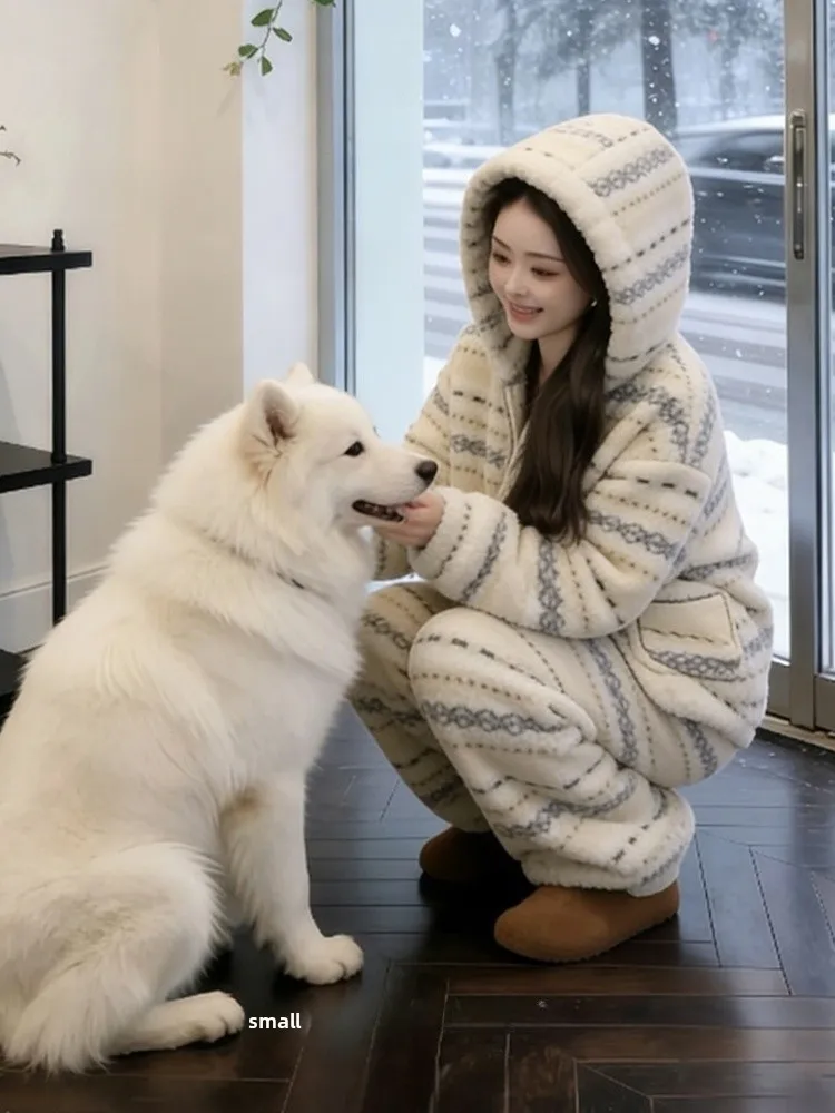 

Осенне-зимний спортивный костюм с капюшоном, брюки с высокой талией и широкими штанинами, комплект из двух предметов, повседневный стиль, женский модный ансамбль