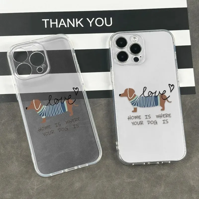 Niedliche Dackel-Handyhülle für Samsung Galaxy S26 S25 S24 S22 S23 Ultra Plus Stoßfeste Schutzhülle S22+ S23+ S24+ S25+ S26+ Hülle – Detail 1