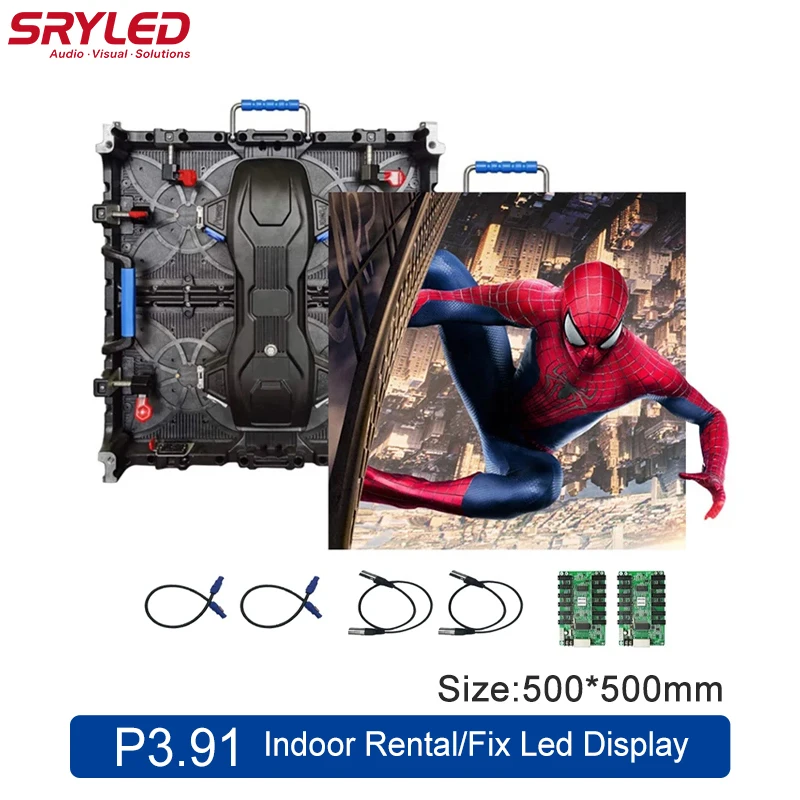 3m x 2m Indoor Led Panel Portable P3.91 Concerts Full Color Advertising Backdrop Rental Led Display Screen