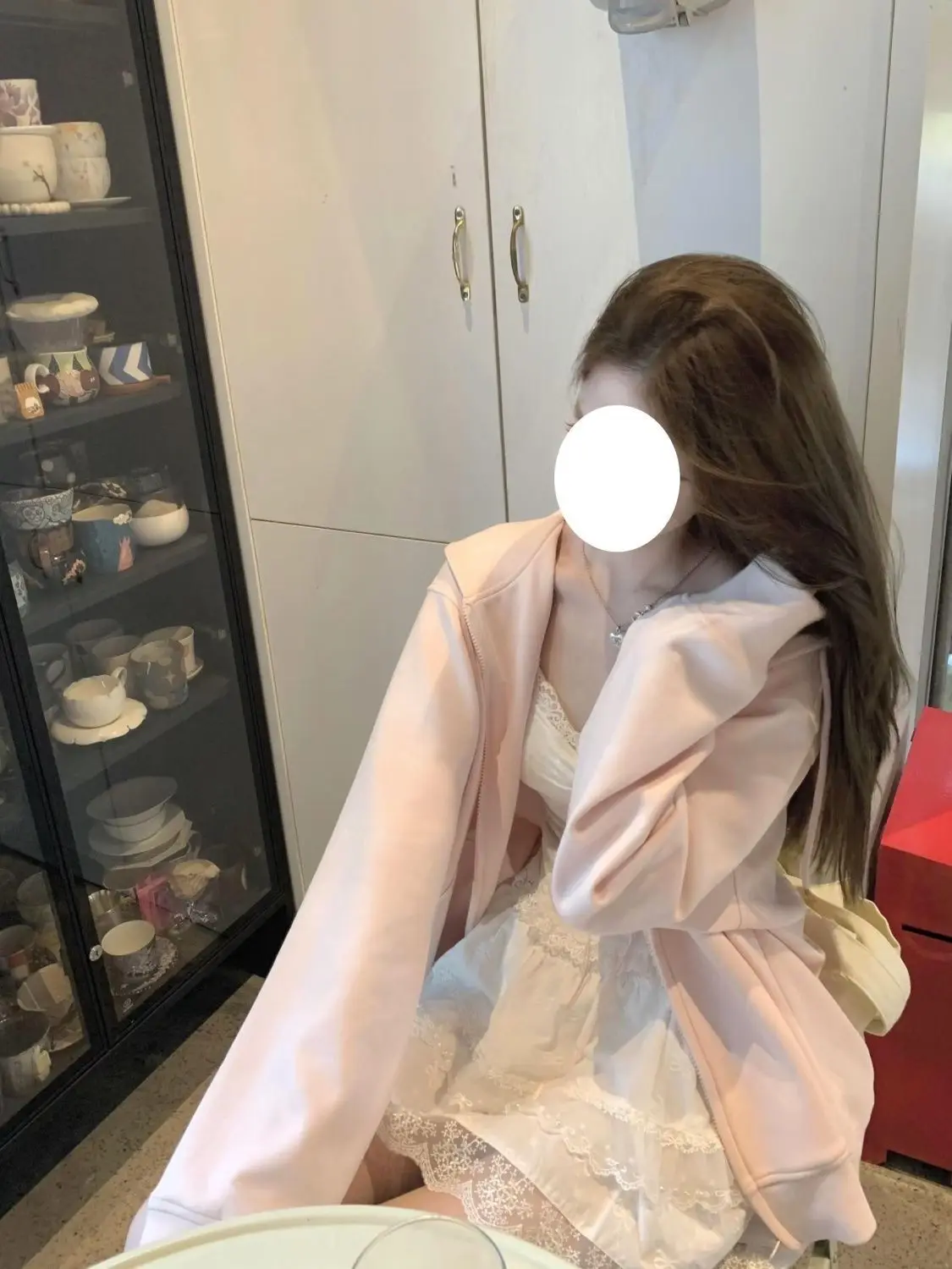 ملابس نسائية بغطاء للرأس من القطن ملابس نسائية مزهّرة حلوة للسفر في الخريف والشتاء وبطانة حرارية بالإضافة إلى زي العمل Preppy Middle
