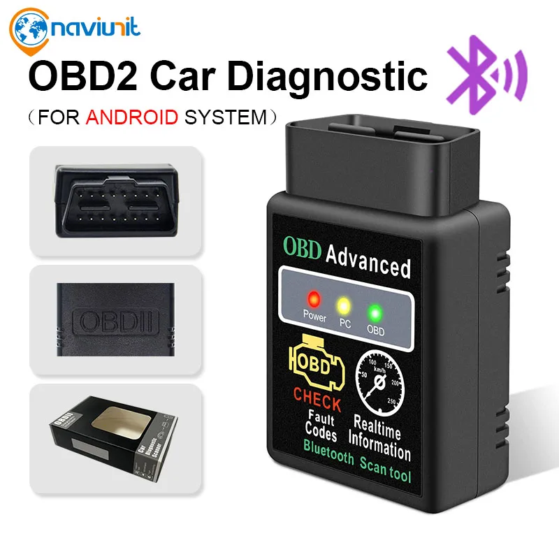 

Bluetooth Автомобильный сканер OBD считыватель кодов инструмент для диагностики автомобиля Супер Мини ELM для системы Android для сброса и очистки проверки