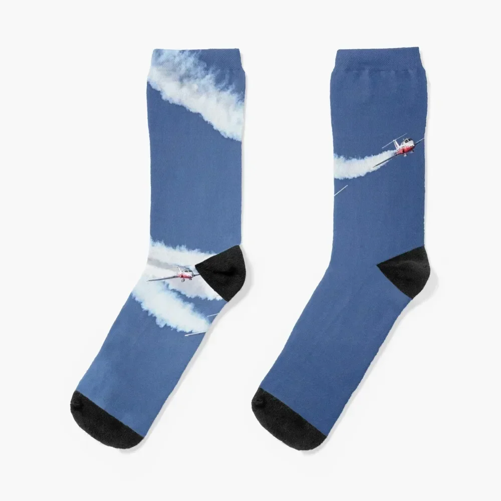 Snowbirds Cross Formation Socks funny gifts floral aesthetic Socks Girl Men's