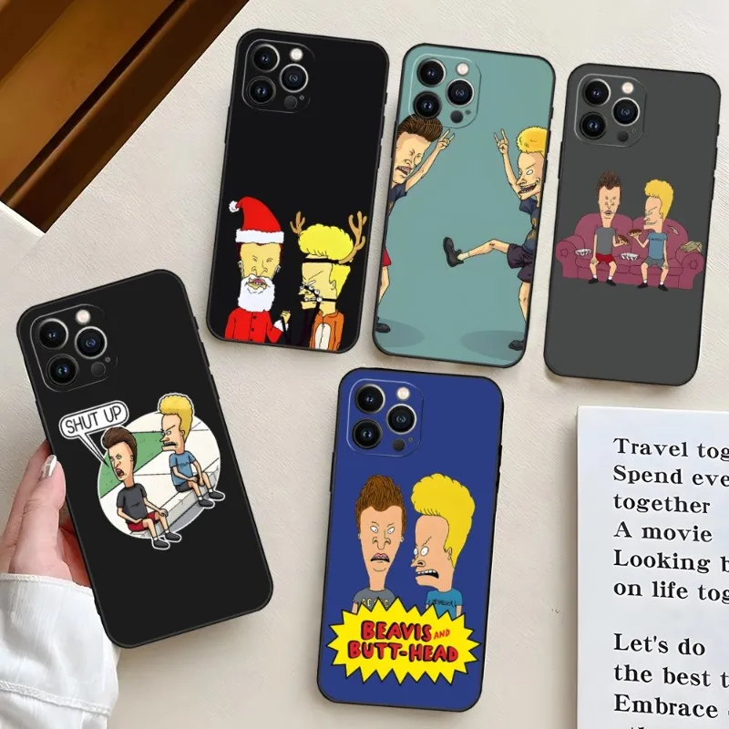 Beavis And Butthead Phone Case For Iphone 15 Pro Max 14 Mini 13 12 11 X Xr Xs 6 15 7 8 Plus Back Cover