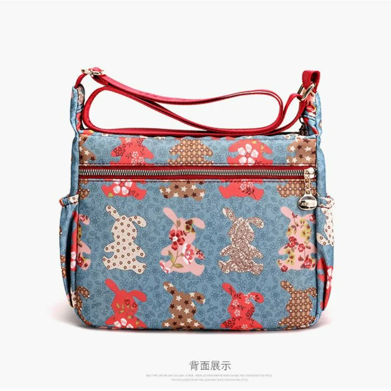 2023 New Women Cross-Body Bag Multi-Compartment Large Capacity Mom Bag Western Style Printed Ethnic Style Bags