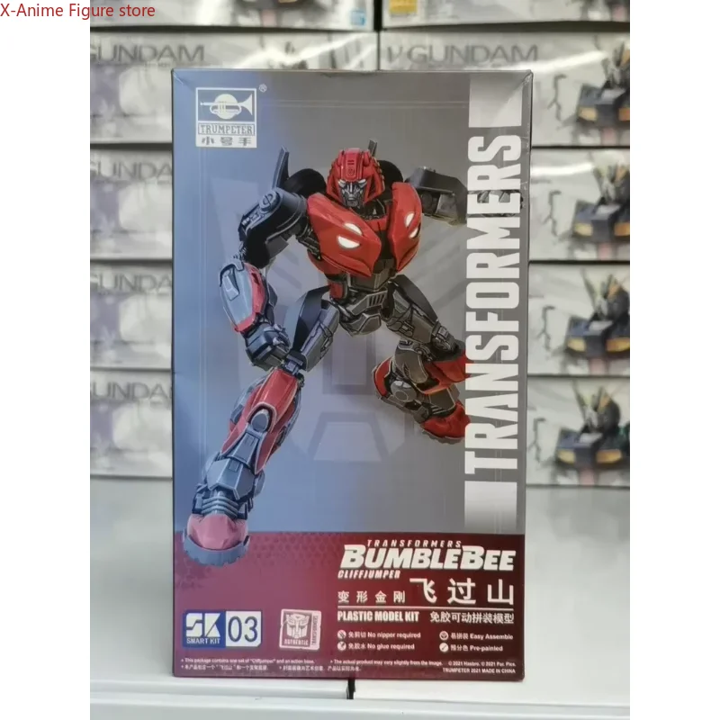 Spot Trumpeter Smart Kit Trasformazione Giocattolo Cliffjumper 08118 Senza Colla Mobile Modello di Montaggio Auto Robot Action Figures Regalo