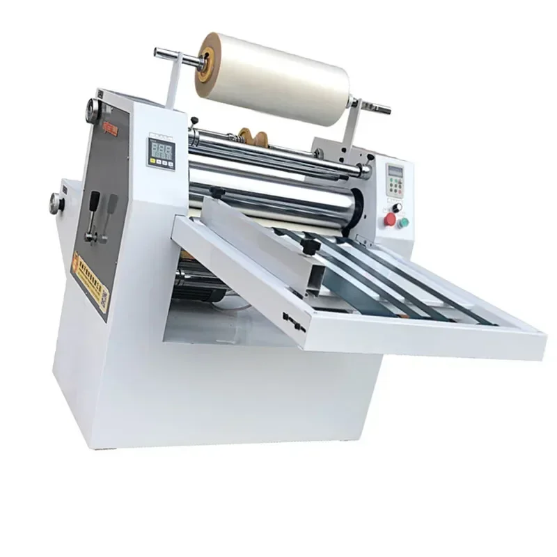

Hot Sale 520J Hot Laminating Machine Automatic Double-sided Adhesive Pasting Machine Coil Labeling