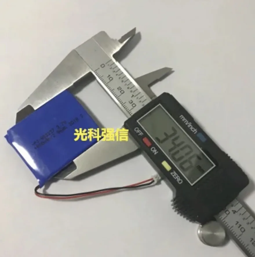 buy more will cheap 3.7V  lithium battery 653237 800MAH power interphone / device / micro electronic product Bluetooth audio