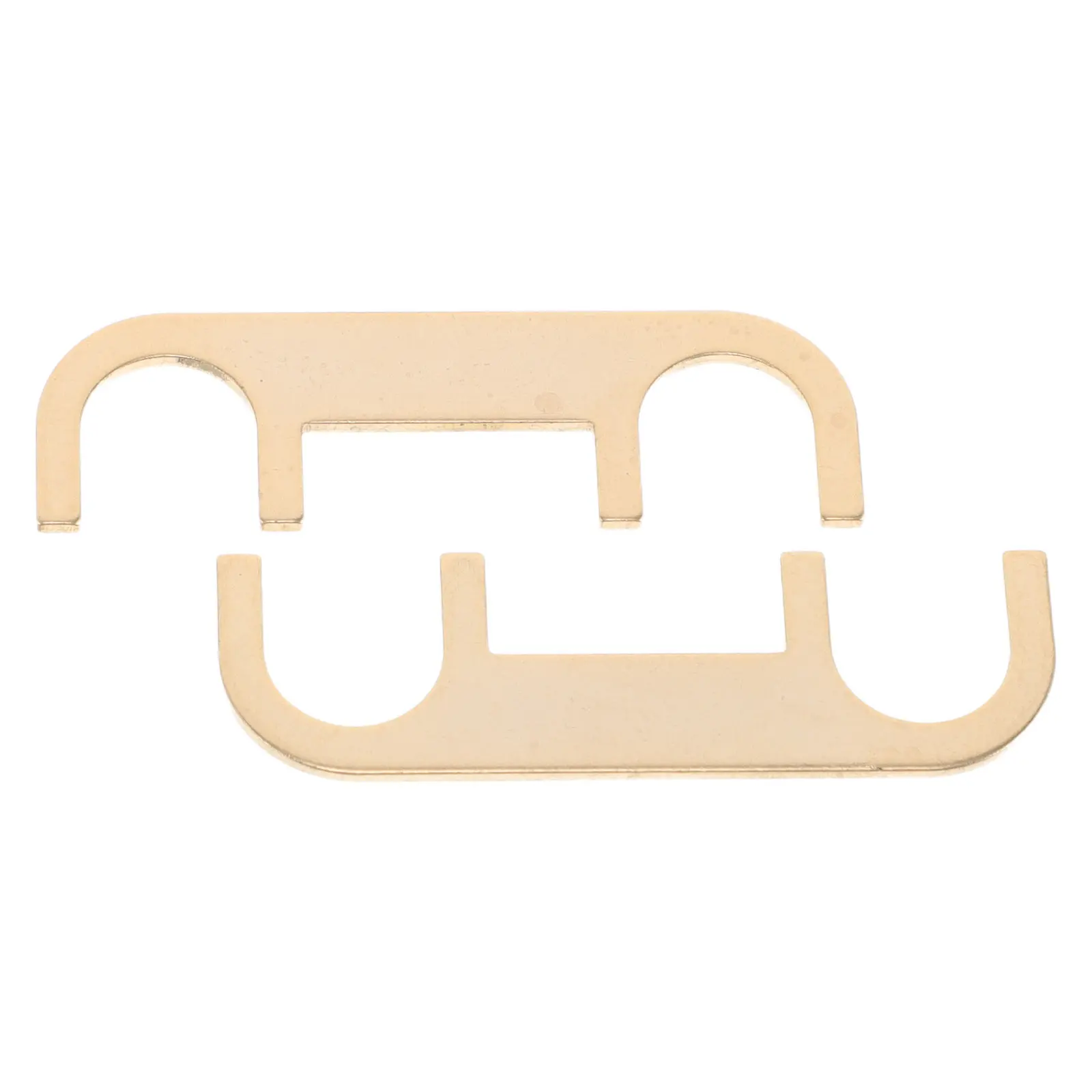 1Pair Pure Copper Speaker Terminal Jumper Bridge Plates for Bi-Wiring Speaker Cabinet Terminal Strip Low Energy Loss Signal