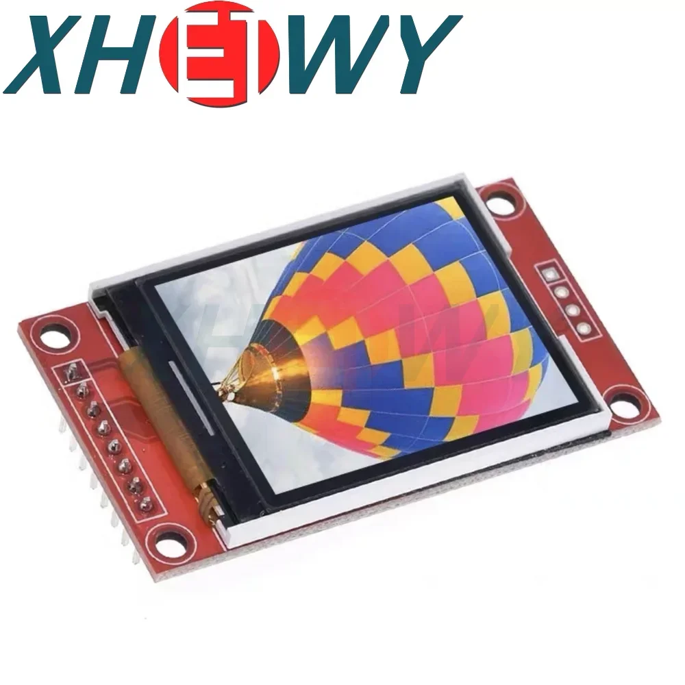 Módulo de tela LCD colorida TFT de porta serial SPI de 1,8 polegadas com 4 drivers IO, display LCD 128 * 160 st7735s sem toque