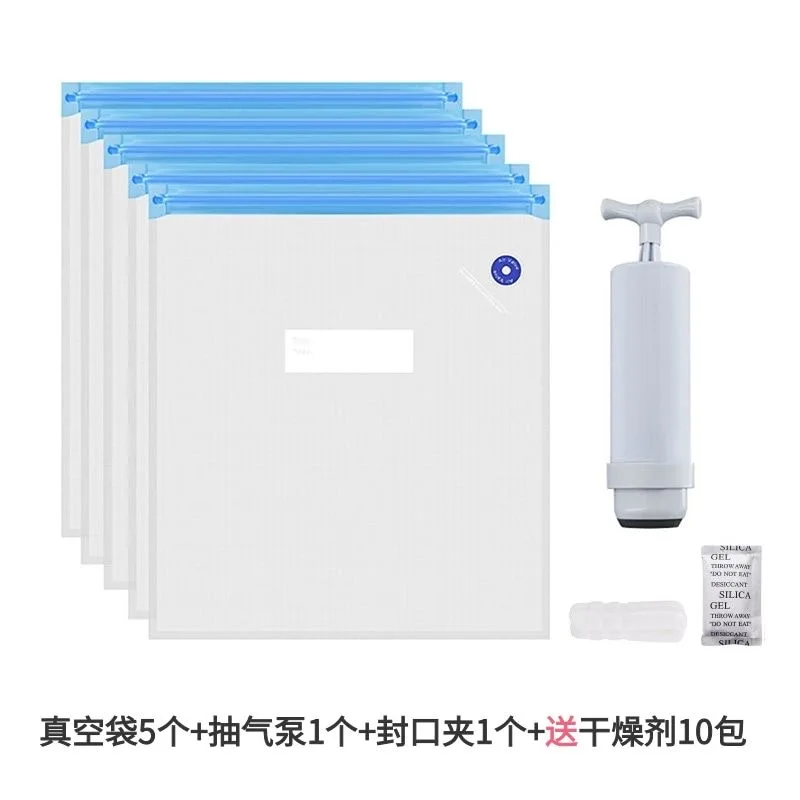 Bolsas selladoras al vacío reutilizables con válvula de aire: bomba manual para almacenamiento de mantenimiento fresco para carne, verduras y aperitivos, selladores con cierre de cremallera para cocina