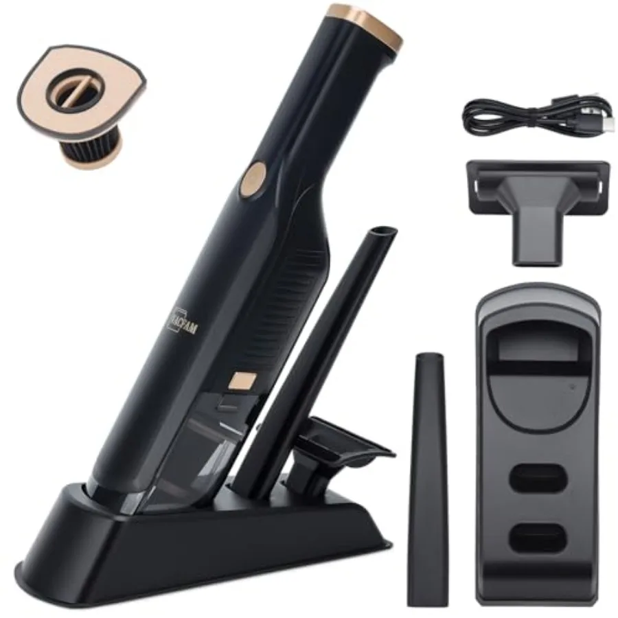 Handheld Vacuum Cordless, Dust Busters Cordless with Storage Dock, 15KPA High Power Portable Vacuum Vordless, USB Quick Charge,