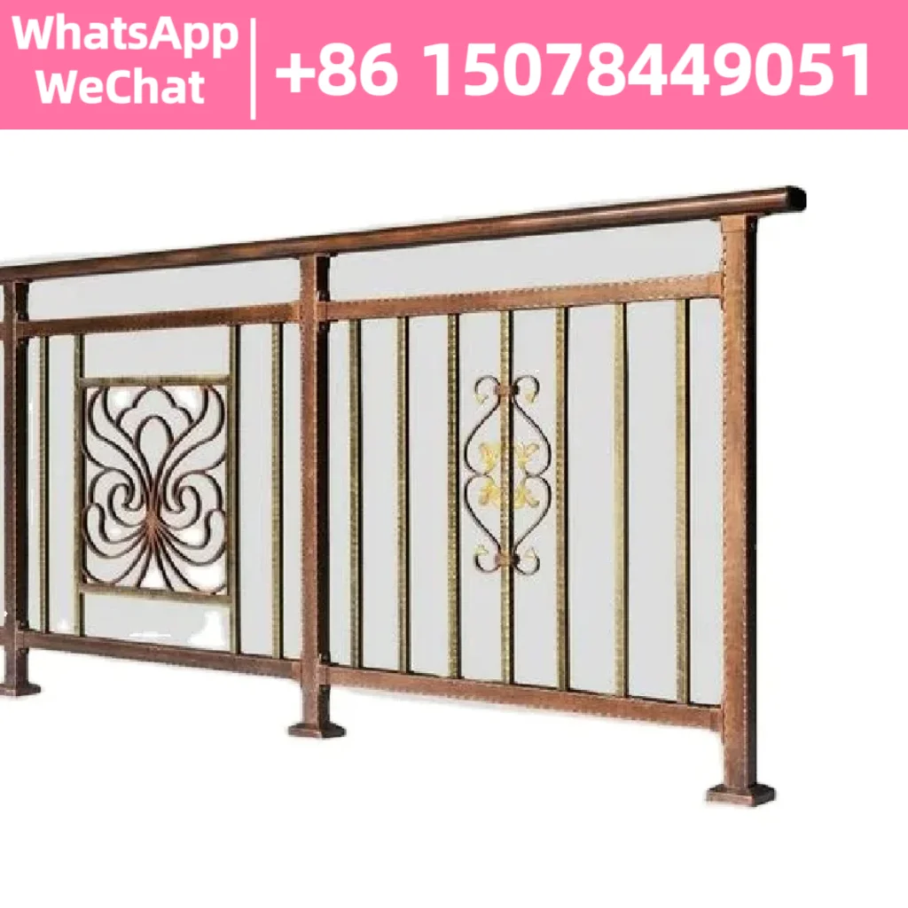 

Пейзажный забор из алюминиевого сплава, защитный забор для тротуарной прогулки с обеих сторон муниципального инженерного искусства, простой забор