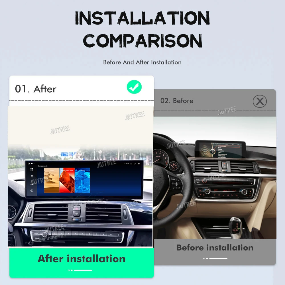 Car Radio Android 13 For BMW 3 Series F30 GT 4 Series 2013-2019 AC Panel cluster GPS Multimedia Stereo Carplay Player Head Unit