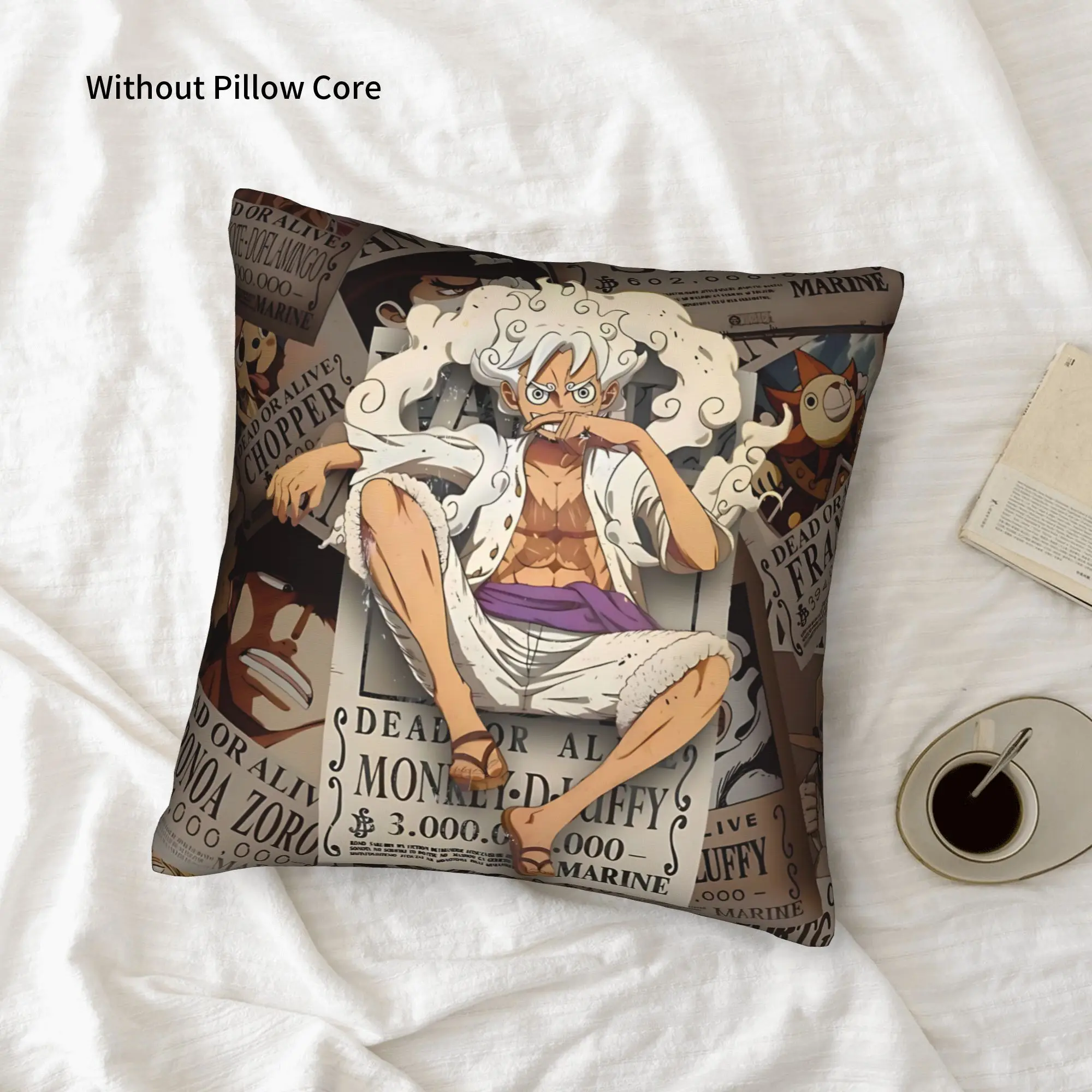 1PC Anime One Pieces Theme Pillow Case Double-Sided Printing  Sofa Cushion Bedroom Bedside Pillow