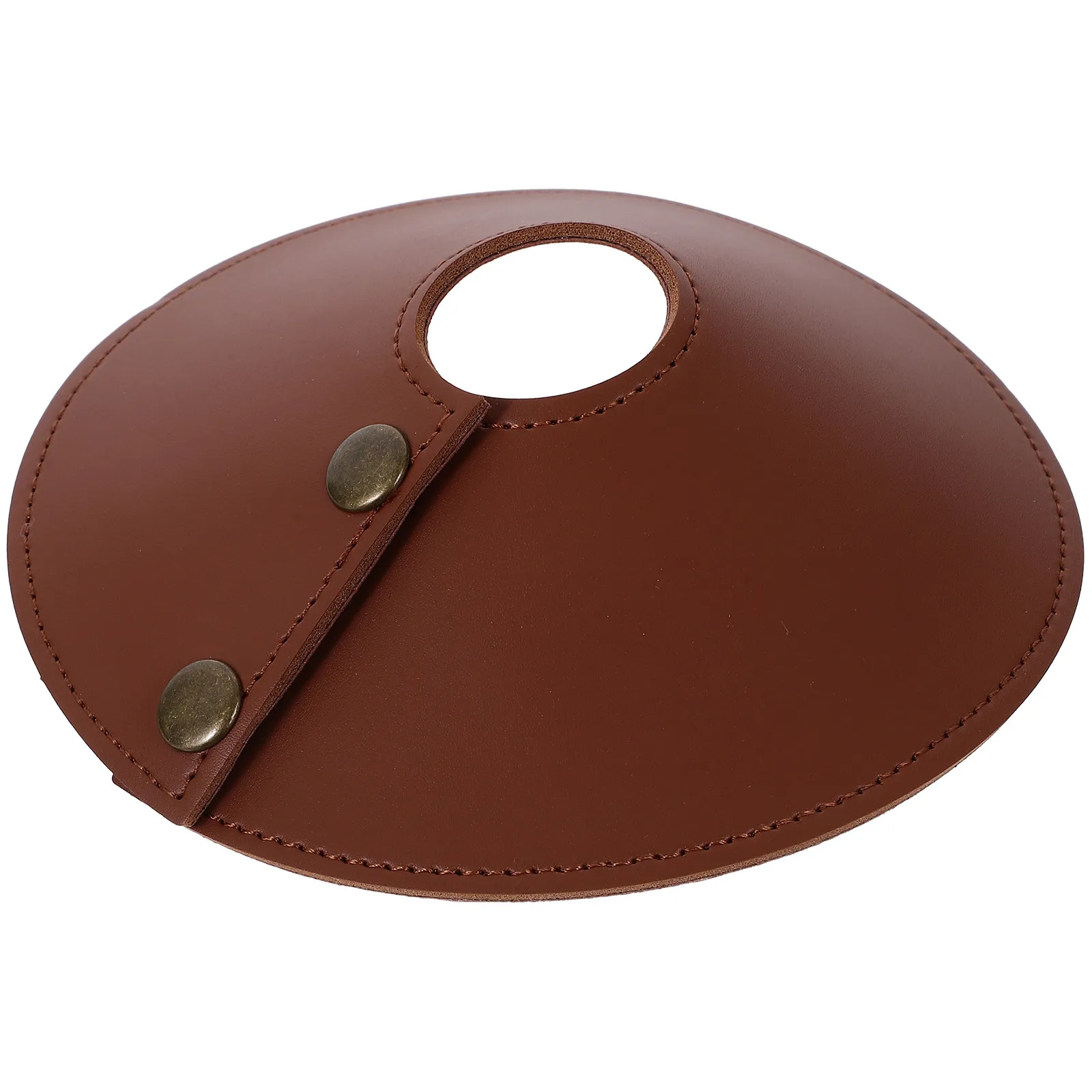 Small Drum Lampshade for Outdoor Camping – Lightweight Portable PU Hanging Pendant Lamp Cover