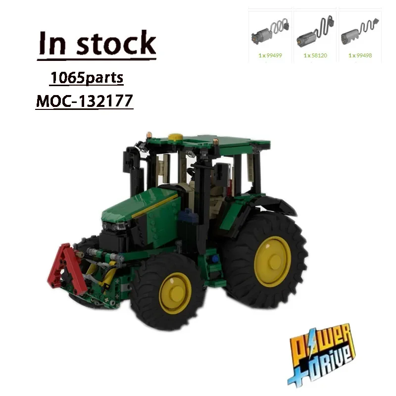 

Agricultural 6120M Transport Tractor MOC-132177 Splicing and Assembling Building Block Model • 1065 Parts Building Block Toys