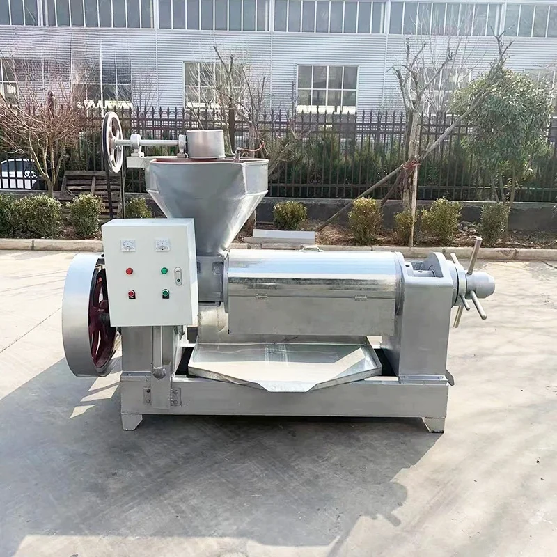 2025 New Commercial Fully Automatic Press Large-scale Workshop Mobile Stall Peanut Soybean Rapeseed Oil Press Equipment