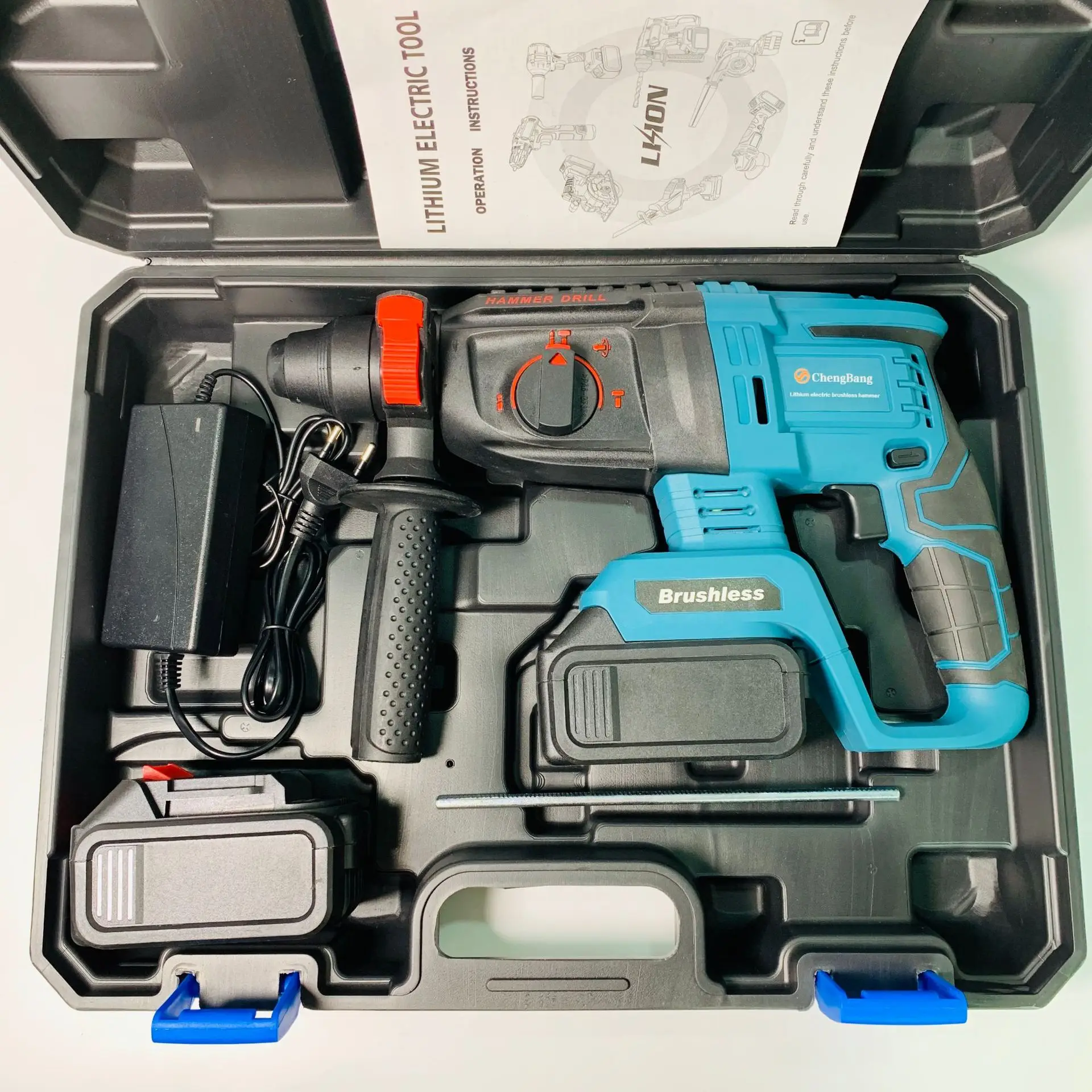 26 type lithium rechargeable light brushless electric light hammer hammer lithium electricity outdoor percussion drill
