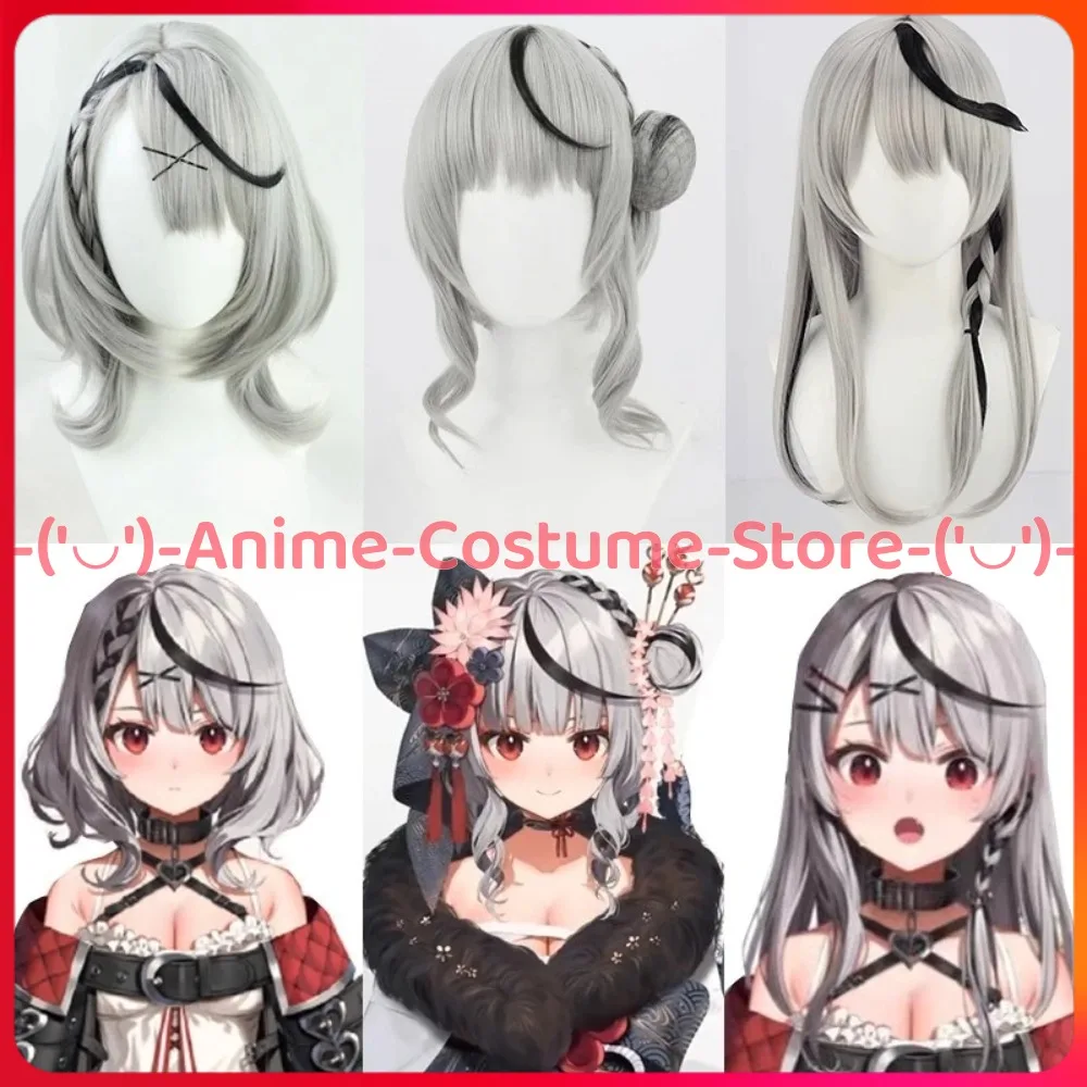 

Hololive Sakamata Chloe Косплей Парик Аниме Игровой Персонаж Хэллоуин Карнавальный Костюм Для Вечеринки Парики Термостойкие Синтетические Волосы