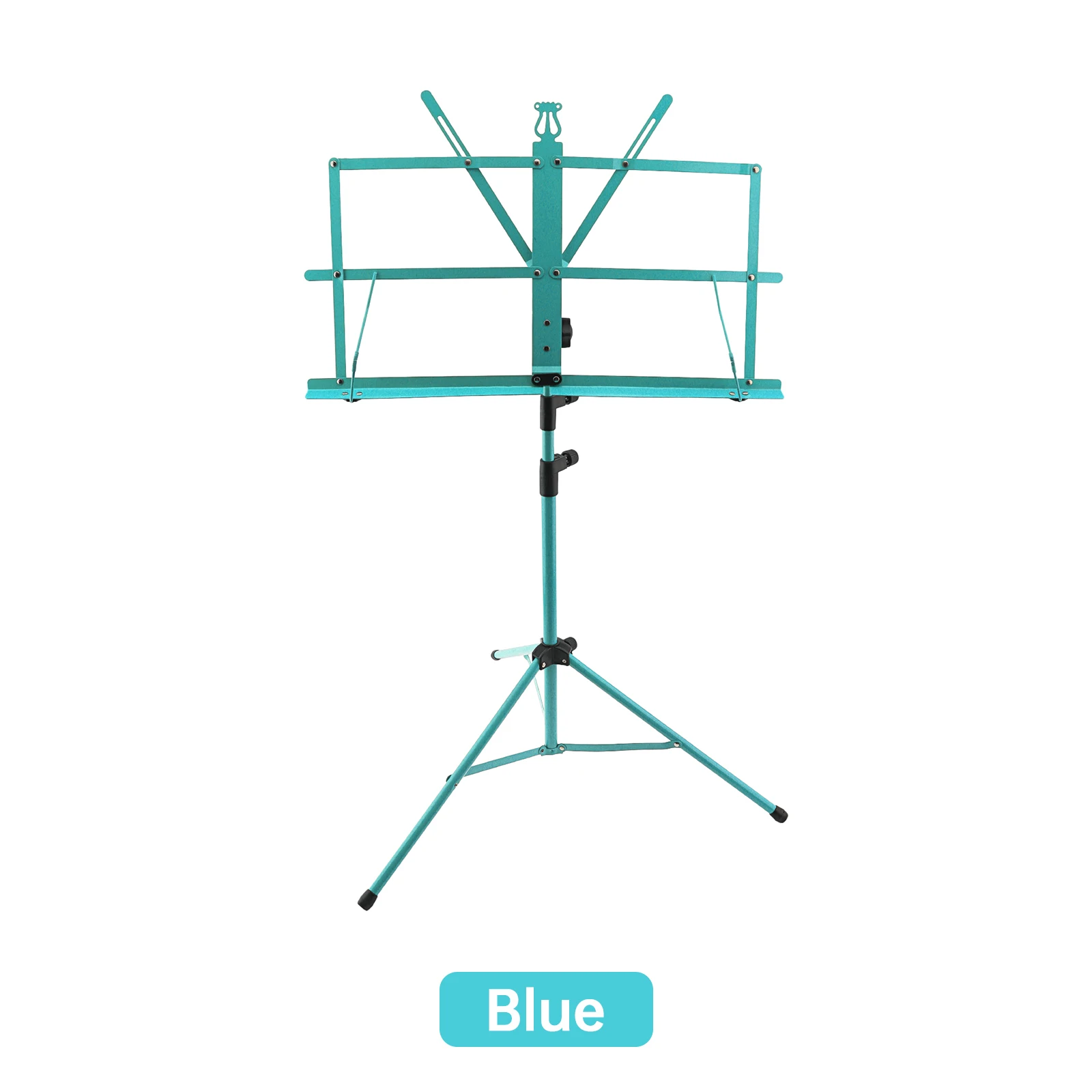 Atril ligero plegable colorido, soporte para trípode de aleación de aluminio, altura ajustable con bolsa de transporte