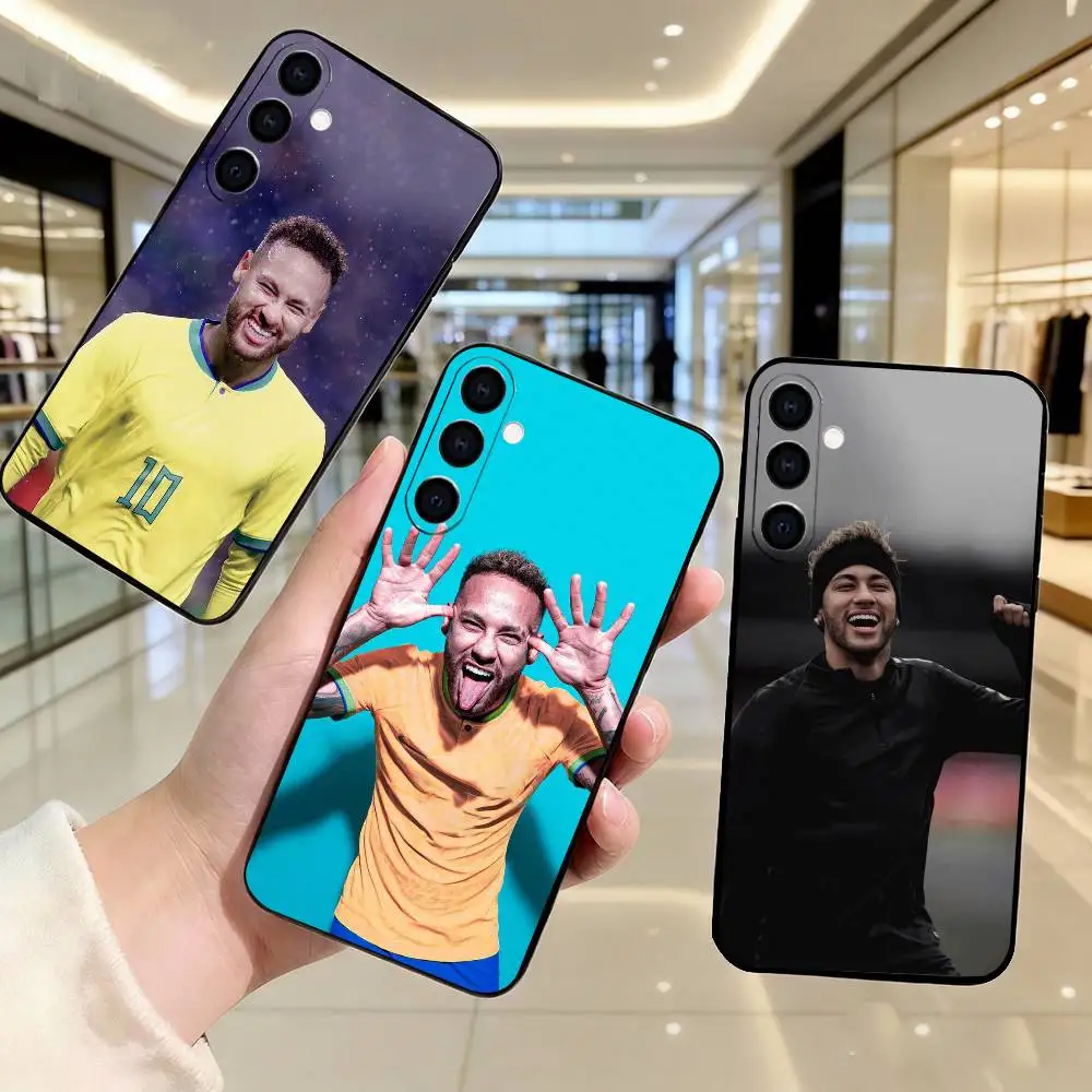 Football Star 10 N-Neymar  Phone Case For Samsung Galaxy A73,A72,A71,A70,A53,A52,A51,Soft Silicone Black Cover