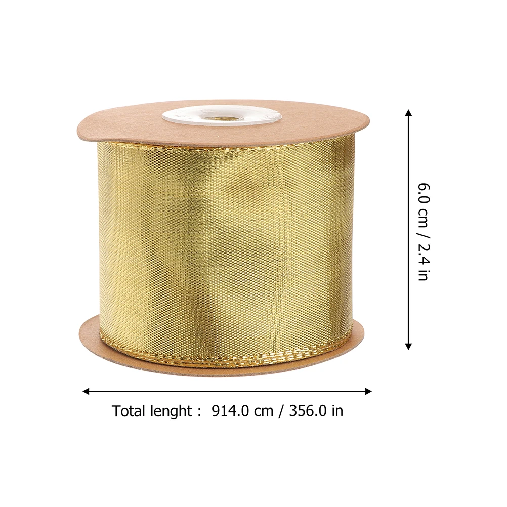 

Golden Drawing Decoration Festive Ribbon Delicate Present Gift Wrapping Flower Packaging Packing Exquisite DIY Bouquet