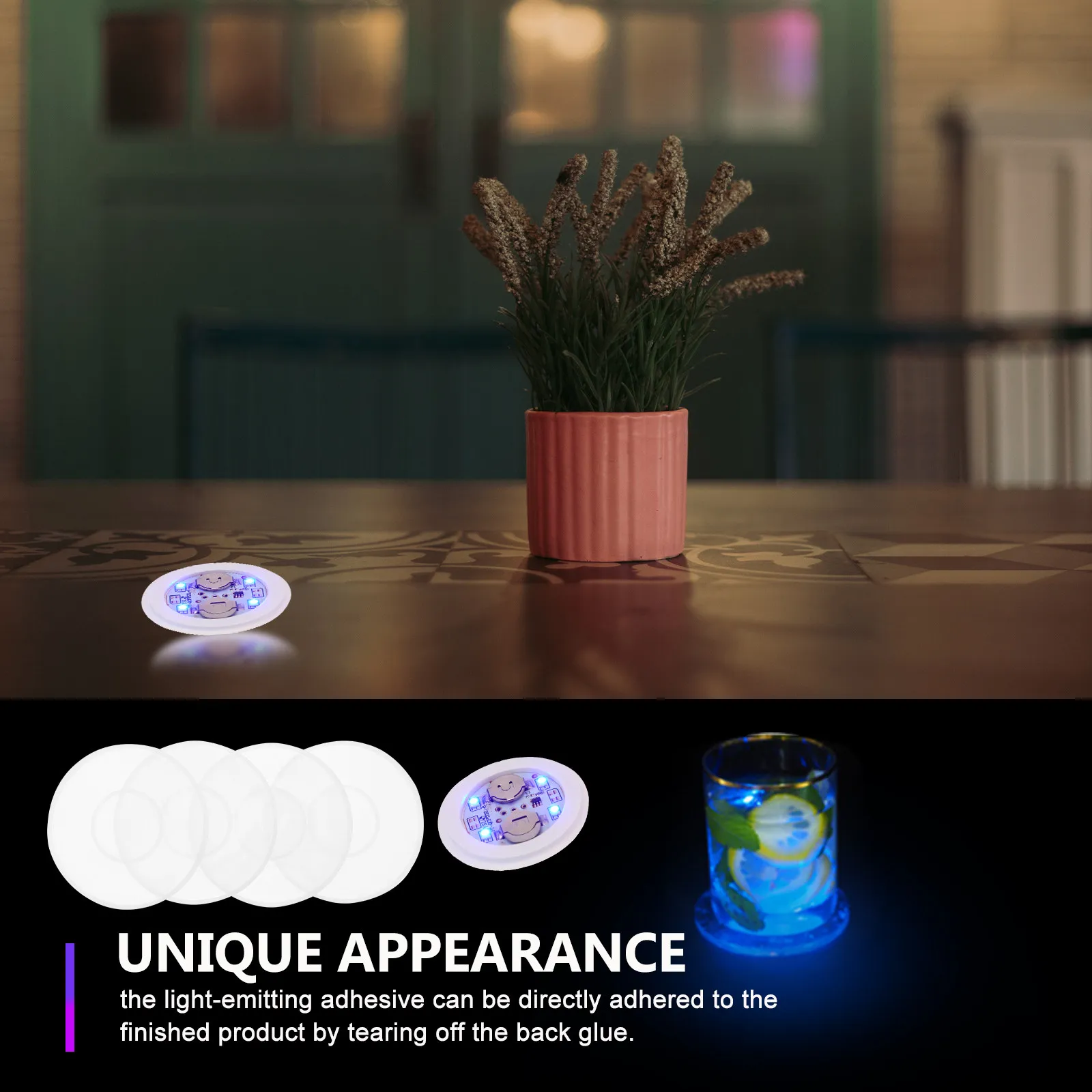 

Набор из 1 силиконовой формы для подставок под CD-диски, светящихся в темноте, для литья эпоксидной смолы, для создания декора для дома