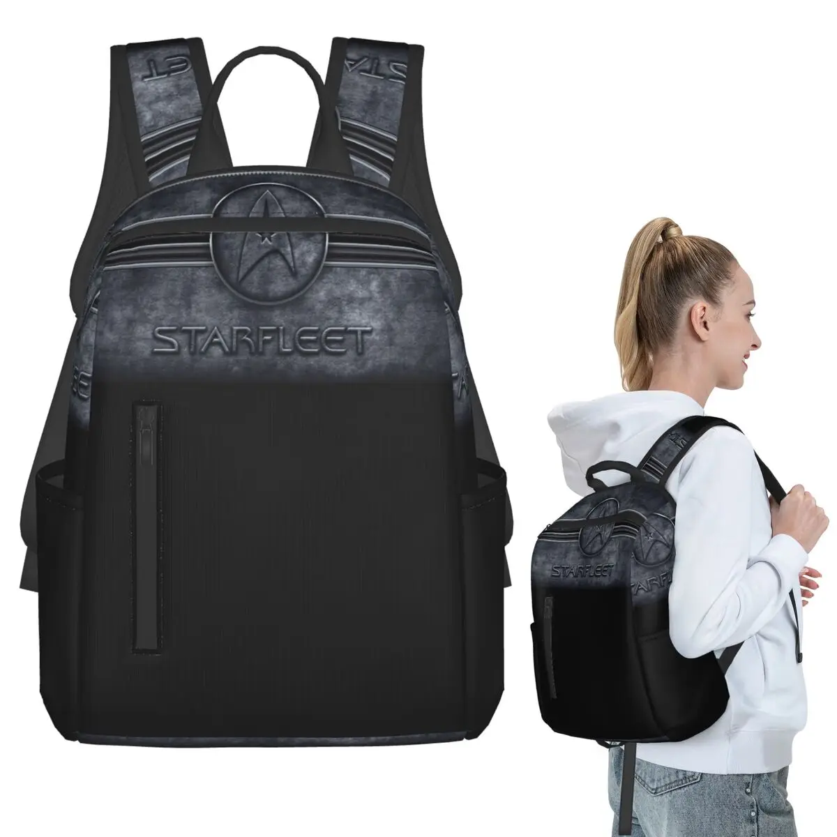 Star Treks Science Fiction TV Series (6) Backpack Student BookBag Boys Girls School Bag Computer Shoulder Bags Men Women