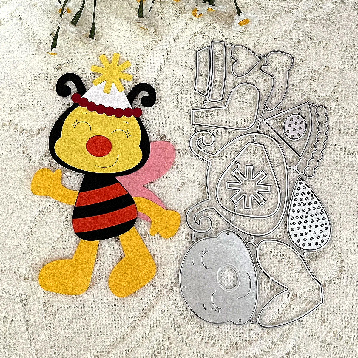 Cartoon Bee Butterfly Birdcage Pineapple Metal Cutting Dies Stencils For DIY Scrapbooking Decorative Embossing Handcraft