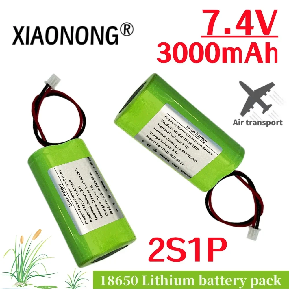 

2s1p 7.4V 3000mah 18650Rechargeable Lithium Battery FOR Amplifier Power toy Accessories LED Lights Security Equipment