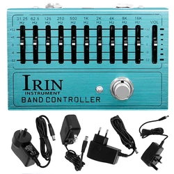 IRIN Band Controller Equalizer 10 Band EQ Pedal for Electric Guitar True Bypass Guitar Accessories