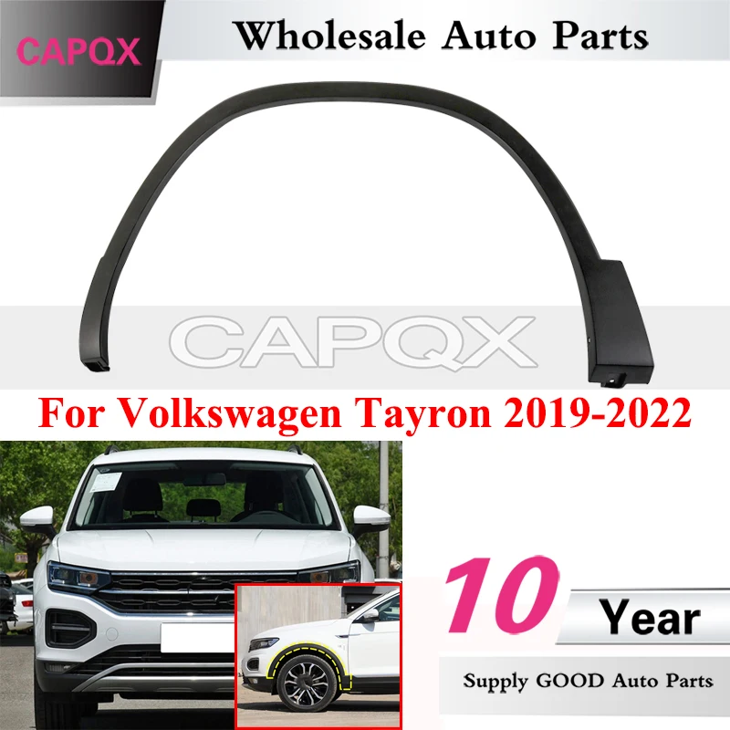 

CAPQX 1 шт., передний бампер, колесо для бровей для Volkswagen Tayron 2019-2022, накладка на брови заднего колеса, полоса для предотвращения столкновений
