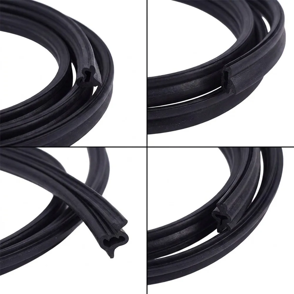Rubber Weatherstrip Roof Sealing Strip Black Car Roof Sealing Accessories Car Accessory Non-deformation Design
