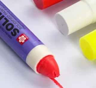 1Pcs Japan  Solid Paint Pen Waterproof XSC Industrial Metal High Temperature Tire Marker Permanent Office Supplies