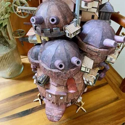 Mechanical Castle Land Version Animation 3D Three-Dimensional Paper Model DIY Handmade Decoration Toys