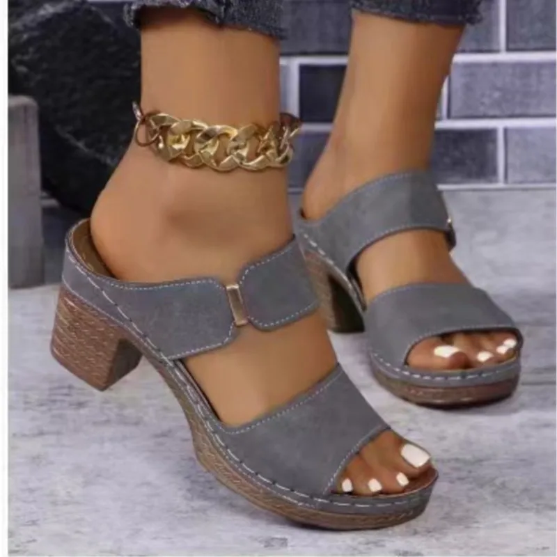 Summer Sandals Shoes Women Elegant Sandals Woman Slides Women Shoe Wedge Shoes Woman Breathable Footwear Female Slippers Woman