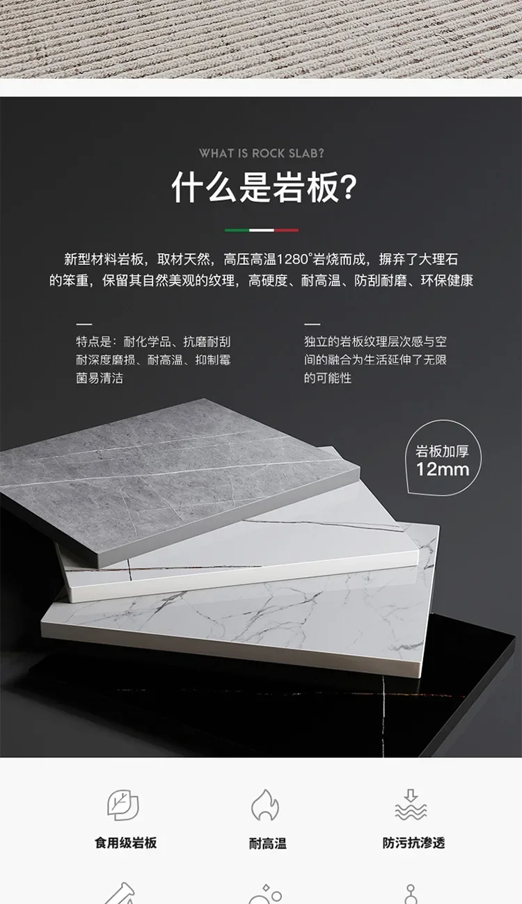 Mesa de centro para sala de estar, sofá de viento crema, combinación de tamaño para cama y desayuno, mesa redonda ligera, mesa de negociación de lujo I