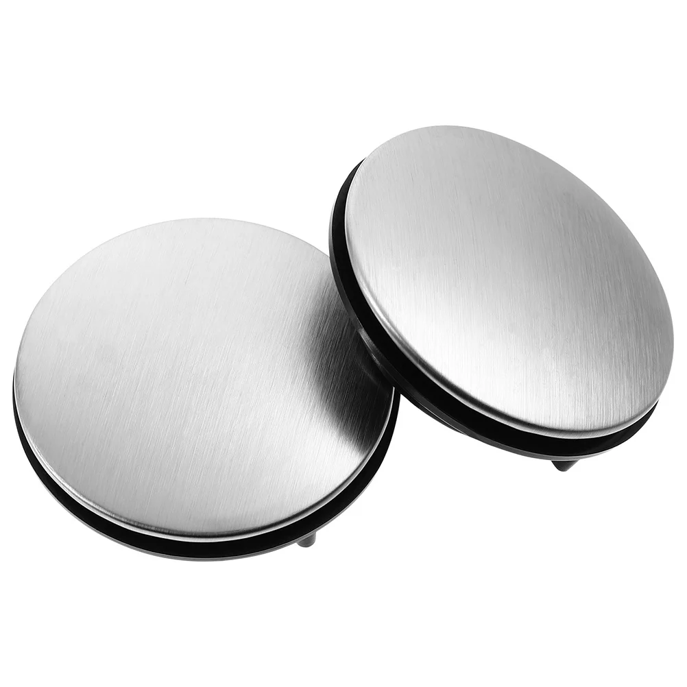 3 قطعة ثقب بالوعة موثوقة التوصيل الفولاذ المقاوم للصدأ موزع الصابون غطاء مانعة للتسرب سهلة التركيب المطبخ غطاء ثقب الصنبور للمنزل و #6