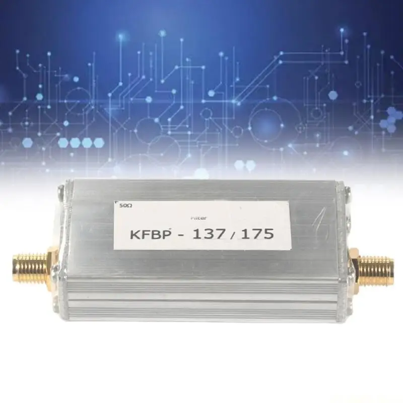 E56B VHF Frequency Filter SMA Band pass Filters 137-175MHz Coverage for Small Power Transmitters