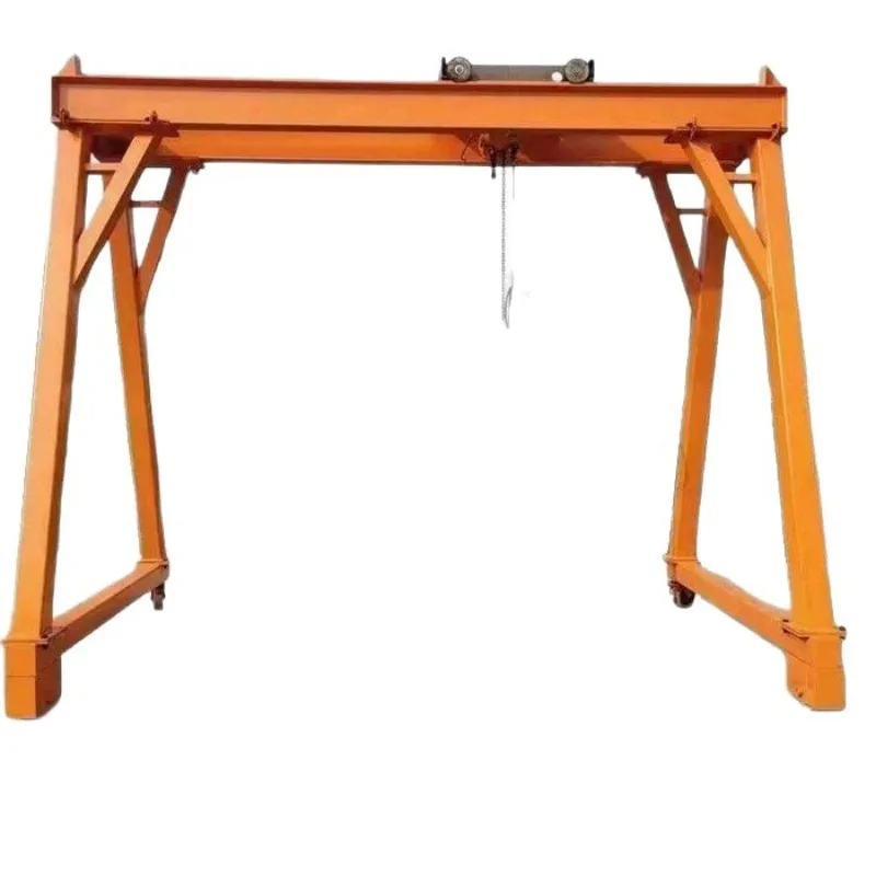 Gantry crane 5 tons 10 tons electric mobile gantry wireless remote control 8 tons, running double beam gantry