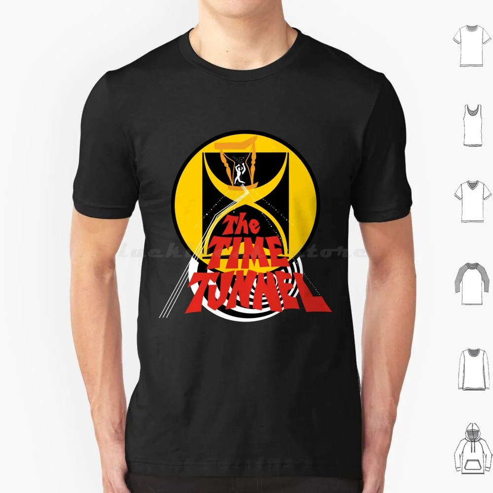 The Time Tunnel T Shirt Cotton Men Women DIY Print 60s Sixties Time Tunne Retro Scifi Scifi Science Fiction Time Travel Time