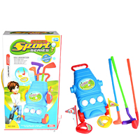 Kids Golf Club Set Mini Colorful Sport Golf Game Mental Development Education Toys For Outdoor Indoor