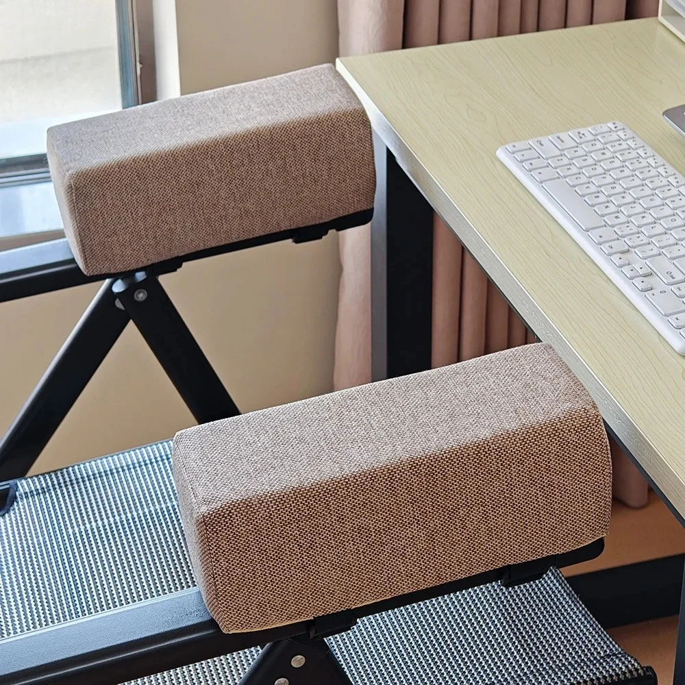 

Cotton Linen Foam Elbow Pillow 5cm Thick Office Chair Armrest Pads Soft Arm Support Cushion