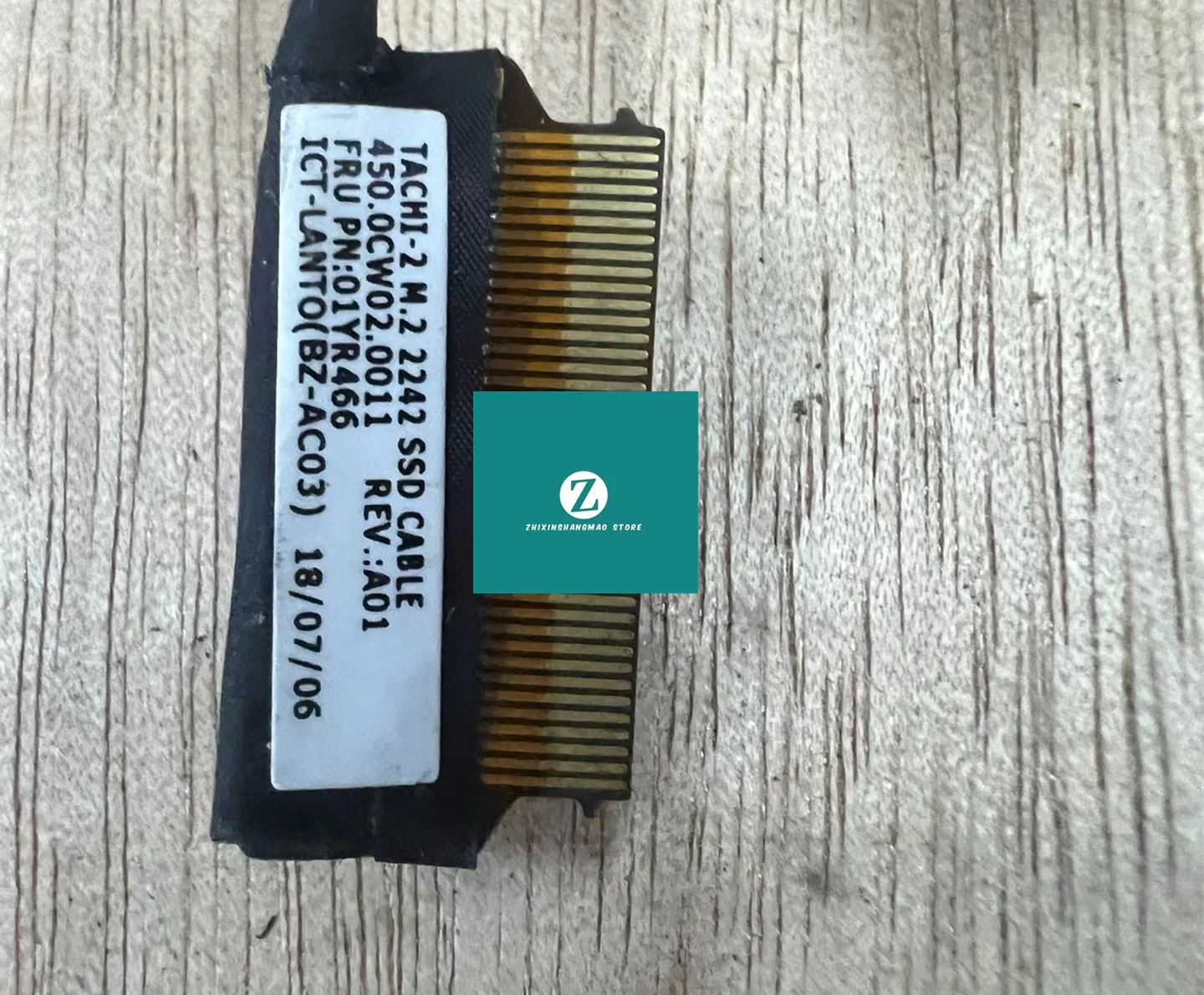 Imagem -02 - para Lenovo Thinkpad T570 T580 P51s P52s m2 Pcie Nvme Ssd Placa com Cabo
