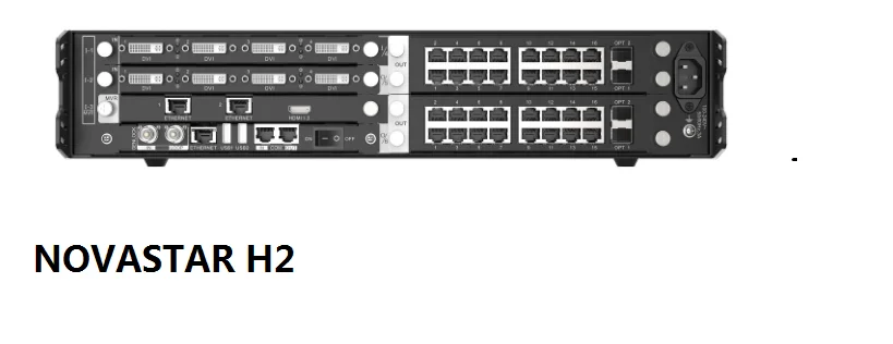 Novastar H2 Nova Video Splicing Processor switcher With H_4xHDMI input Card and H_16xRJ45 output card