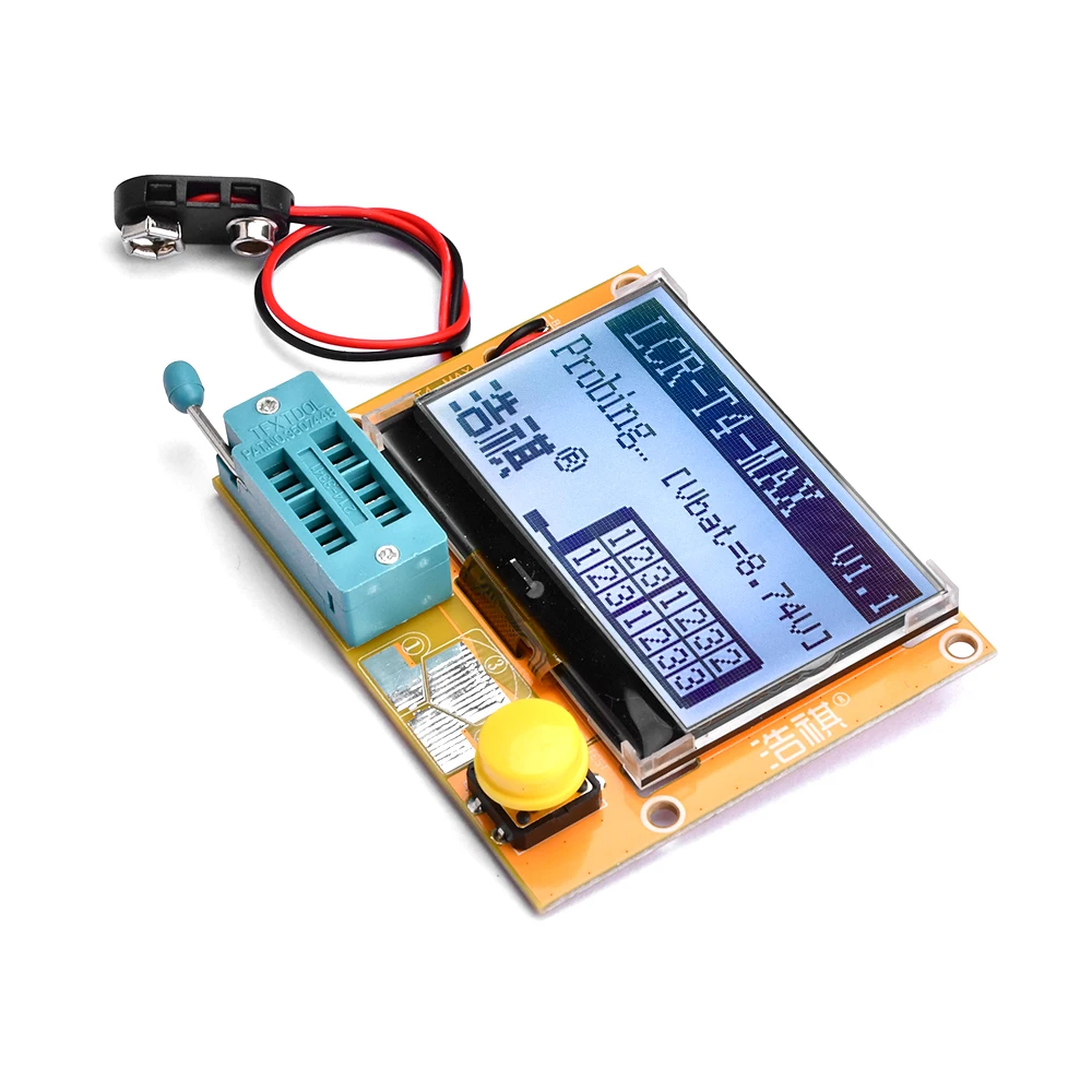 LCR-T4-MAX LCR-T4-MINI-Z Transistor Tester LCR Diode Capacitance Voltage Meter NPN PNP TFT Graphic Display Multi-function Tester