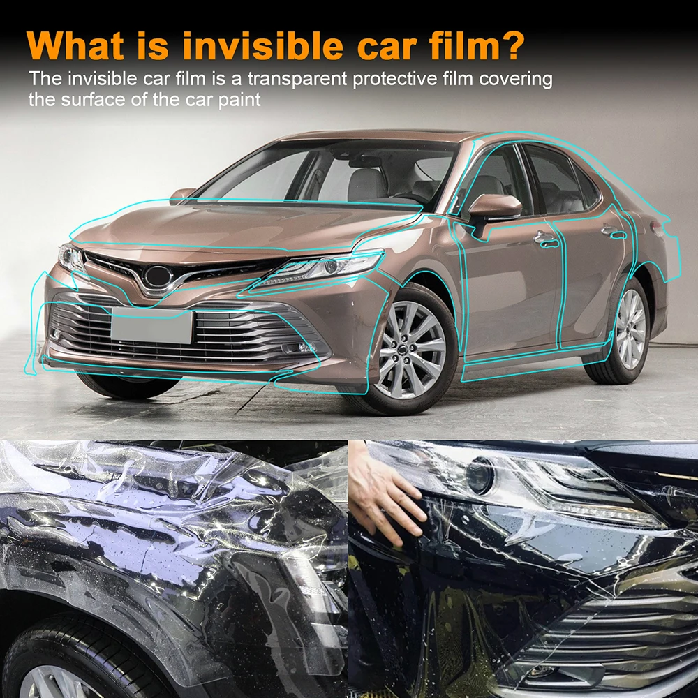 

Car Transparent Kit Body Film for CAMRY LE XLE 2021 2022 2023 2024 Pre Cut TPU PPF Clear Sticker Car Paint Protection Film