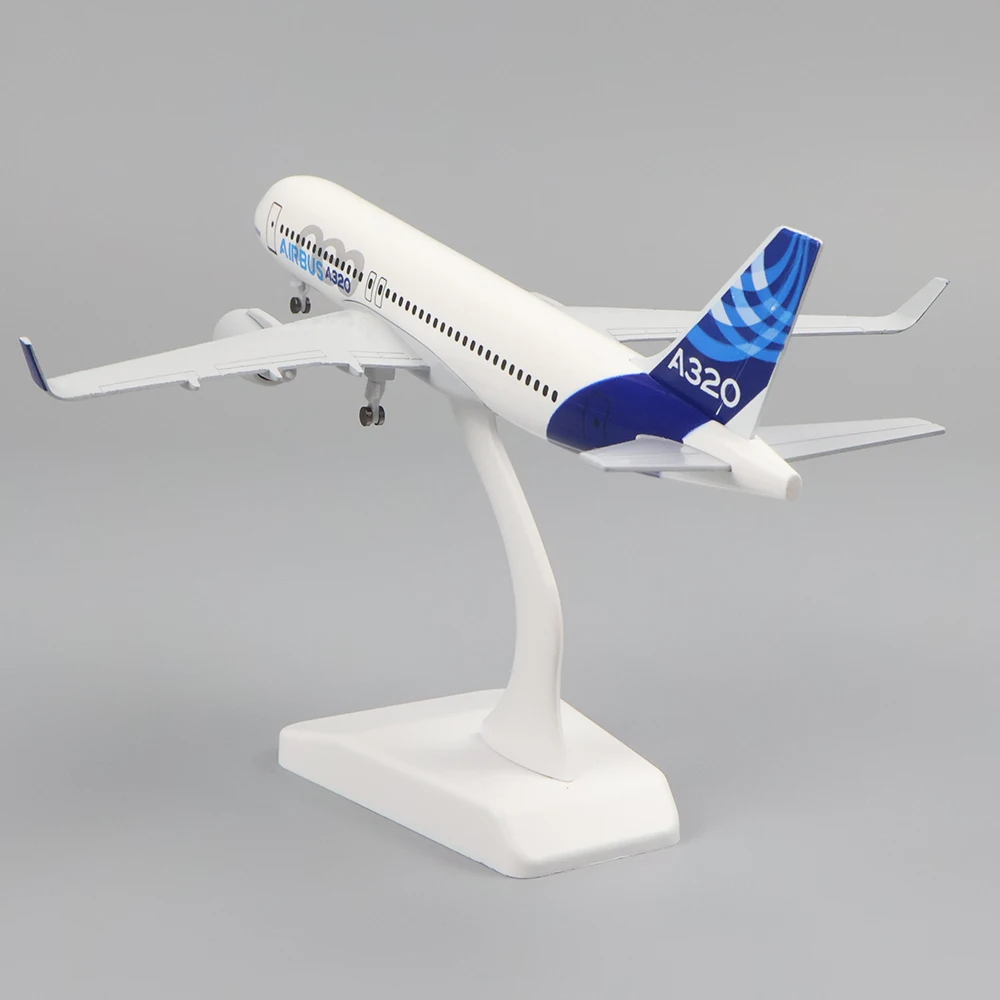 Metal Aircraft Model 20 Cm 1:400 Original Type A320 Metal Replica Alloy Material With Landing Gear Children'S Toys Birthday Gift