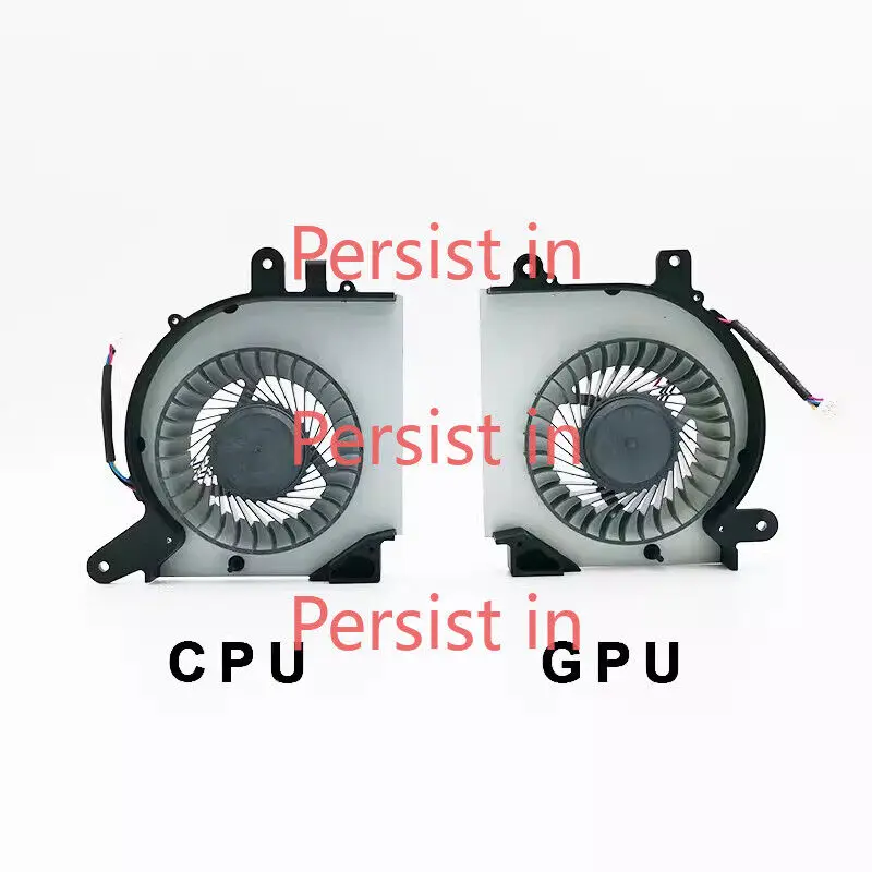 Original for MSI Bravo 17 A4DDR CPU+GPU COOLING FAN R+L MS-17FK