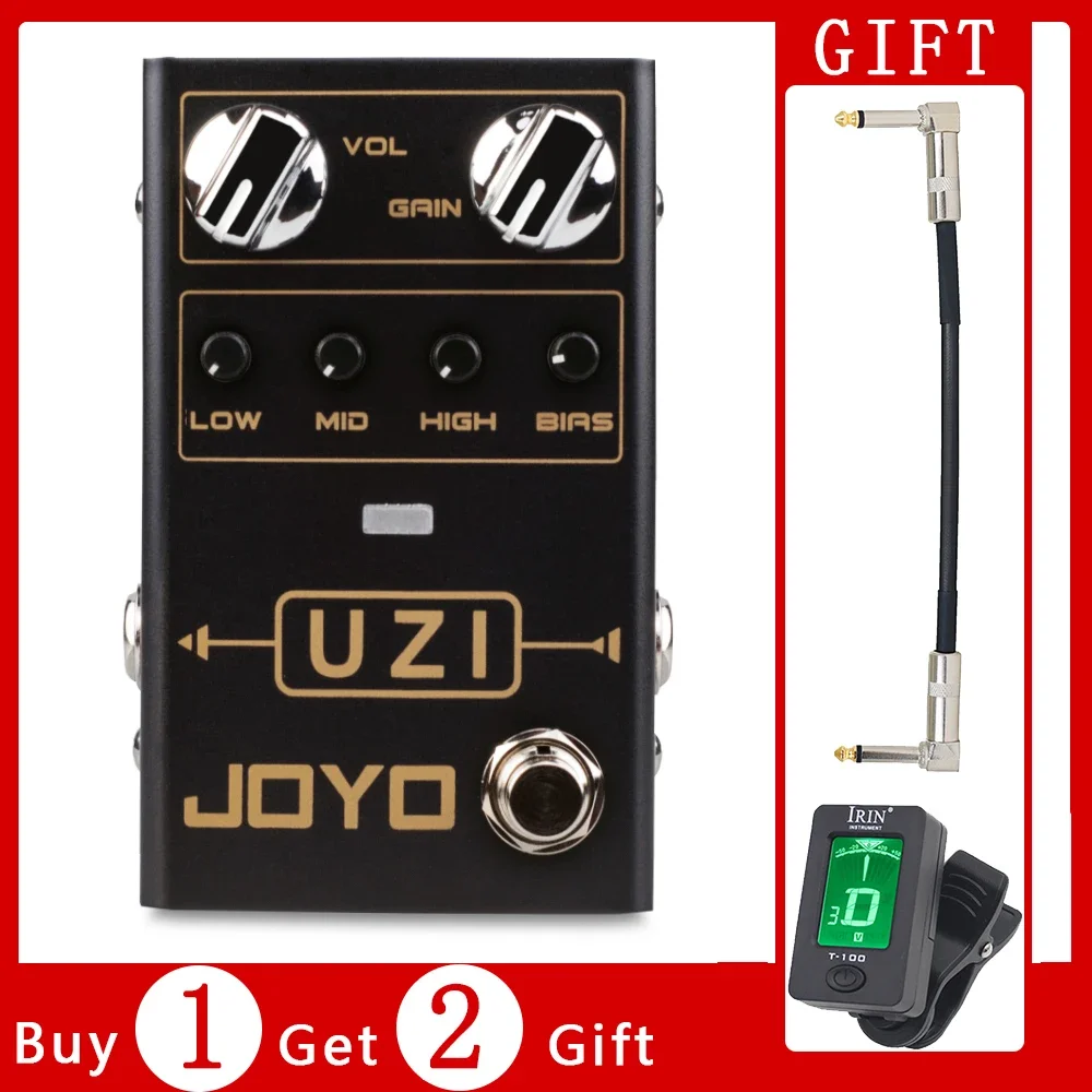 JOYO R-03 UZI Heavy Metal Distortion Guitar effects Pedal Switch Easily Between British Distortion and American Distortion Pedal